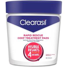 Pads Exfoliators & Face Scrubs Clearasil Rapid Rescue Deep Treatment Pads 90-pack