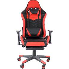 GameFitz Ergonomic Gaming Chair - Black/Red