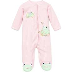 Little Me Frog Friends Footed One-Piece - Pink (L657311)