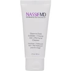 NassifMD Dermaceuticals Dawn to Dusk Exfoliate AM + PM Facial Cleanser 2fl oz