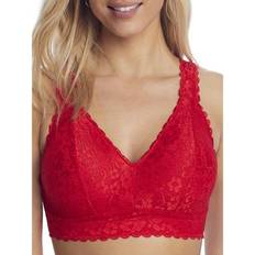Parfait Adriana Wire-Free Lace Bralette - Racing Red