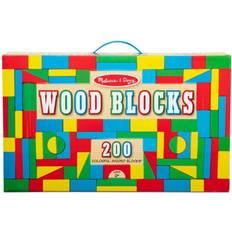 Wooden Blocks Melissa & Doug Wood Blocks 200pcs