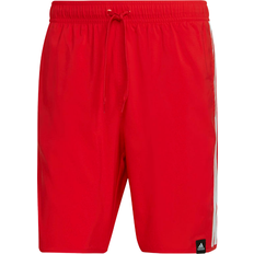 Adidas Classic 3-Stripes Swim Shorts - Vivid Red/White • Price »
