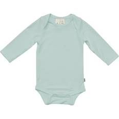 Rayon Bodysuits Children's Clothing Kytebaby Long Sleeve Bodysuit - Sage (6891969)