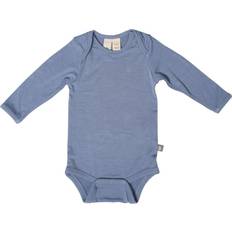 Rayon Bodysuits Children's Clothing Kytebaby Long Sleeve Bodysuit - Slate (6891969)