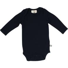 Rayon Bodysuits Children's Clothing Kytebaby Long Sleeve Bodysuit - Midnight (6891969)