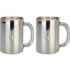Berghoff Kitchen Accessories Berghoff Straight 2-pack 18/10 Stainless Steel Coffee Mug Mug 11.97fl oz 2
