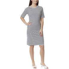 Anne Klein Women's Tinsley T-shirt Dress - Noa Stripes/Cosmos Combo
