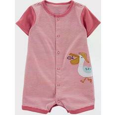 0-1M Playsuits Carter's Pelican Snap-Up Romper - Red (1N053910)