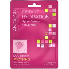 Andalou Naturals Instant Hydration Hydro Serum Facial Sheet Mask 0.6fl oz