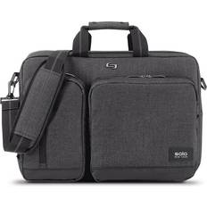 Briefcases Solo Duane Hybrid Briefcase Backpack 15.6" - Black