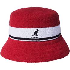 Kangol Bermuda Stripe Bucket Hat - Scarlet