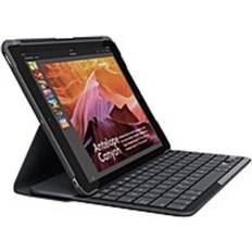 Logitech ipad keyboard Computer Accessories Logitech 5th and 6th Generation Slim Folio for iPad, Black