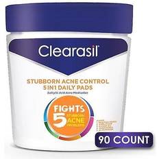 Clearasil Skincare Clearasil Stubborn Acne Control 5in1 Daily Facial Cleansing Pads 90 Pads