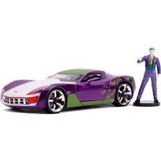 Jada Toy Vehicles Jada Batman Joker 2009 Corvette 1:24 Scale Hollywood Ride