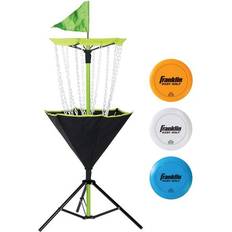 Golf Accessories Instant Franklin Sports Disc Golf Set Disc Golf Includes Disc Golf Basket, Three Golf Discs and Carrying Bag