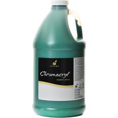 Chroma cryl Students' Acrylic Paint, 0.5 Gallon, Deep Green
