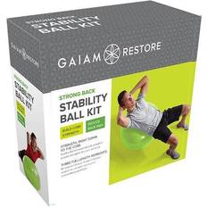 Gaiam Massage Balls Gaiam Restore Strong Back Stability Ball Kit