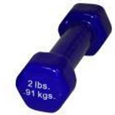 Cando Weights Cando vinyl coated dumbbell 2 lb Violet, each