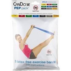 Cando CanDo Latex-Free Exercise Band Pep Pack
