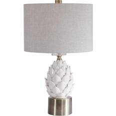 Lighting Uttermost 26380-1 White 24" Tall Accent Table Lamp 24"