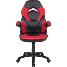Padded Armrest Gaming Chairs Flash Furniture X10 Gaming Chair - Red/Black