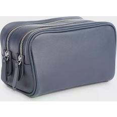 Leather Toiletry Bags & Cosmetic Bags Royce New York Toiletry Bag - Navy Blue