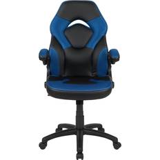 PU leather Gaming Chairs Flash Furniture X10 Gaming Chair - Blue/Black