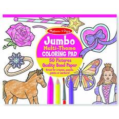 Coloring Books Melissa & Doug Jumbo Multi Theme Coloring Pad