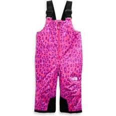 The North Face Toddler Snowquest Insulated Bib - Cabaret Pink Leoprd Small Print (NF0A5G9Y-352)