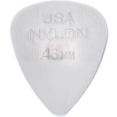 Hvite Plekter Dunlop 44P 0.46 Nylon Standard