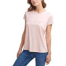 Calvin Klein Short Sleeve Logo T-shirt - Blush