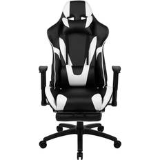 White Gaming Chairs Flash Furniture X30 Gaming Chair - Black/White