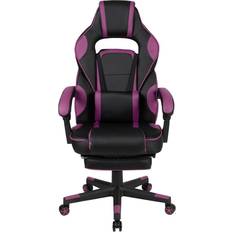 Purple Gaming Chairs Flash Furniture X40 Gaming Chair - Black/Purple