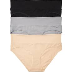 Motherhood Plus Size Maternity Fold Over Panties 3pack Black Multi Pack (91589-006)