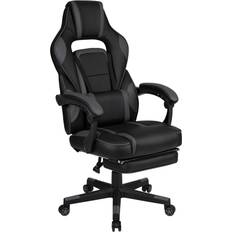 PU leather Gaming Chairs Flash Furniture X40 Gaming Chair - Black/Grey