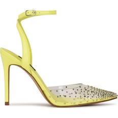 Nine West Foreva - Clear/Neon Yellow