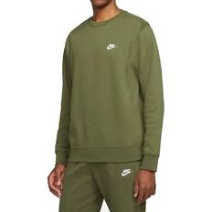 Nike Sportswear Club Fleece Crew Sweater - Rough Green/White