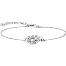 Thomas Sabo Crown Bracelet - Silver/Transparent