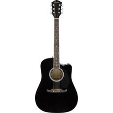 Black Acoustic Guitars Fender FA-125CE