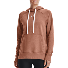 Under Armour Women's Rival Fleece HB Hoodie - Uptown Brown/White