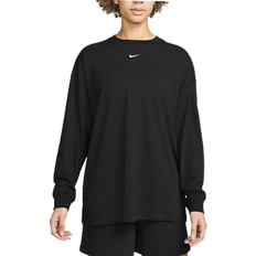 Nike Sportswear Essentials Long-Sleeve Top Women's - Black/White