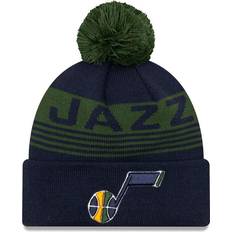 New Era Utah Jazz Proof Cuffed Knit Hat with Pom - Navy