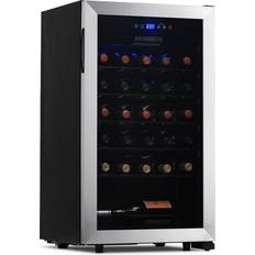 Freestanding Wine Coolers Newair NWC033SS01 Black, Silver