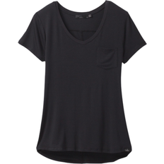 Prana Foundation Short Sleeve T-shirt Plus Size - Black