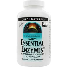 Source Naturals Vitamins & Supplements Source Naturals Daily Essential Enzymes 500 mg 240 Vegetarian Capsules