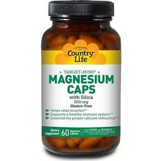 Country Life Magnesium Caps with Silica 300 mg 60 Vegetarian Capsules