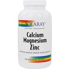 Solaray Vitamins & Minerals Solaray Calcium Magnesium Zinc 250 VegCaps 100 pcs