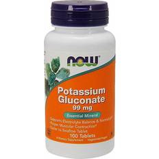Now Foods Vitamins & Supplements Now Foods Potassium Gluconate 99 mg 100 Tablets