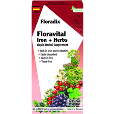 Floradix liquid iron Floradix Salus Floravital Iron Herbs Liquid Extract 17 Oz